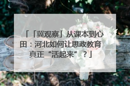 「冀观察」从课本到心田：河北如何让思政教育真正“活起来”？