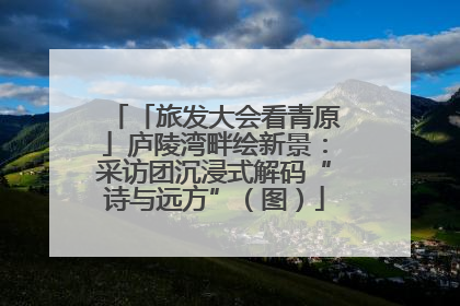 「旅发大会看青原」庐陵湾畔绘新景：采访团沉浸式解码“诗与远方”（图）