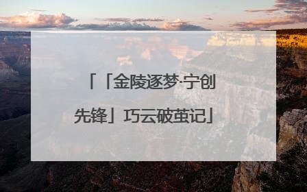 「金陵逐梦·宁创先锋」巧云破茧记
