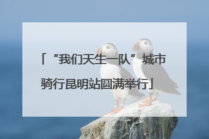 “我们天生一队”城市骑行昆明站圆满举行