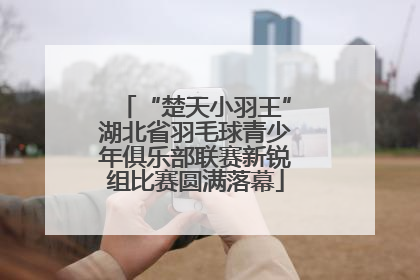 “楚天小羽王”湖北省羽毛球青少年俱乐部联赛新锐组比赛圆满落幕