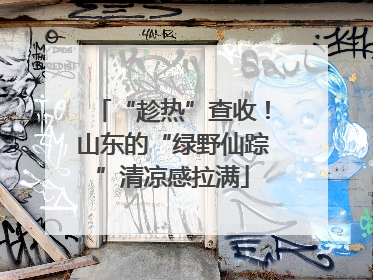 “趁热”查收！山东的“绿野仙踪”清凉感拉满