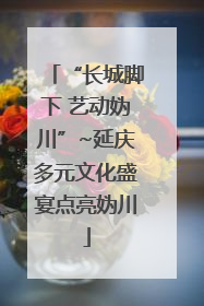 “长城脚下 艺动妫川”~延庆多元文化盛宴点亮妫川