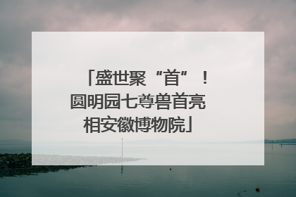 盛世聚“首”！圆明园七尊兽首亮相安徽博物院