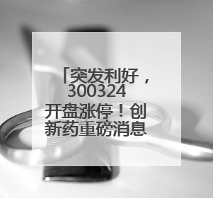 突发利好，300324开盘涨停！创新药重磅消息，融资资金出手加仓股揭晓
