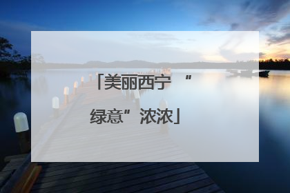 美丽西宁 “绿意”浓浓