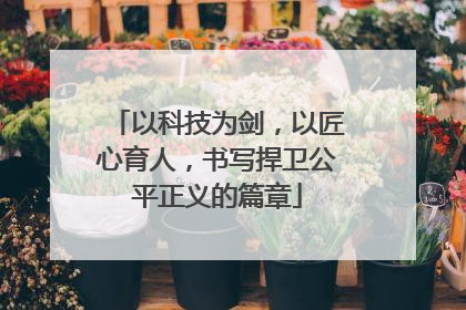以科技为剑，以匠心育人，书写捍卫公平正义的篇章