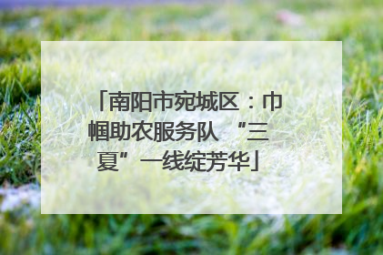 南阳市宛城区：巾帼助农服务队 “三夏”一线绽芳华
