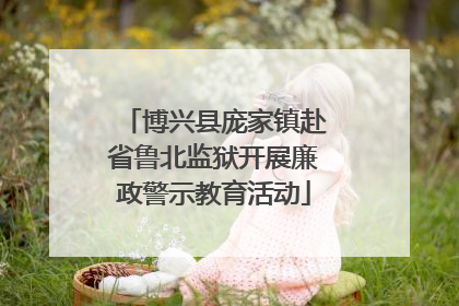 博兴县庞家镇赴省鲁北监狱开展廉政警示教育活动