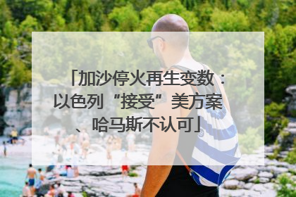 加沙停火再生变数：以色列“接受”美方案、哈马斯不认可
