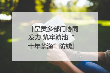 呈贡多部门协同发力 筑牢滇池“十年禁渔”防线