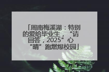 周南梅溪湖：特别的爱给毕业生，“请回答，2025”心“晴”跑燃爆校园