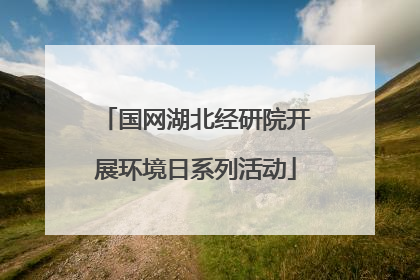国网湖北经研院开展环境日系列活动