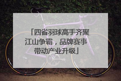 四省羽球高手齐聚江山争霸，品牌赛事带动产业升级