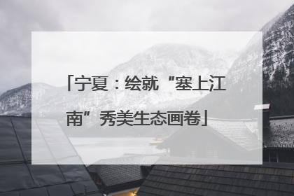 宁夏：绘就“塞上江南”秀美生态画卷