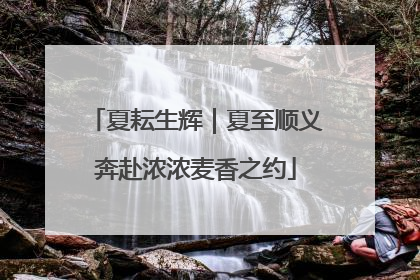 夏耘生辉｜夏至顺义奔赴浓浓麦香之约