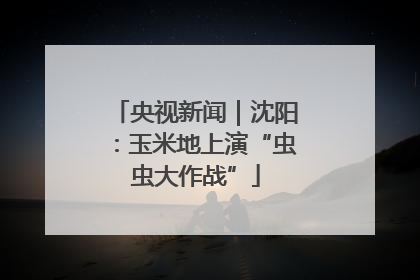 央视新闻｜沈阳：玉米地上演“虫虫大作战”