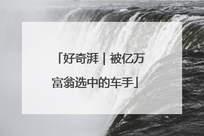 好奇湃｜被亿万富翁选中的车手