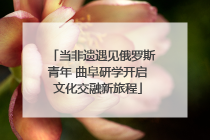 当非遗遇见俄罗斯青年 曲阜研学开启文化交融新旅程