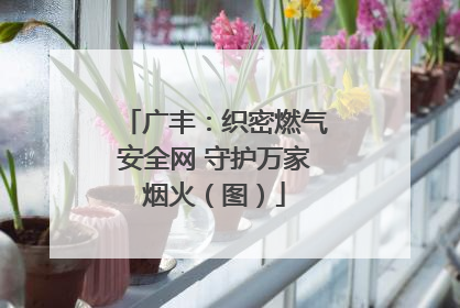 广丰：织密燃气安全网 守护万家烟火（图）