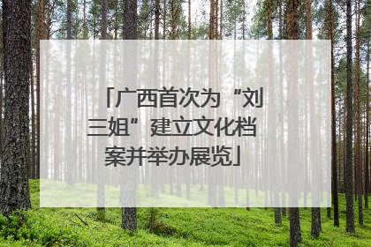 广西首次为“刘三姐”建立文化档案并举办展览