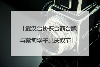武汉台协携台商台胞与蔡甸学子共庆双节