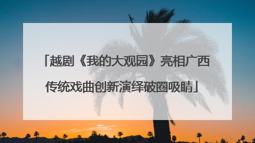 越剧《我的大观园》亮相广西 传统戏曲创新演绎破圈吸睛