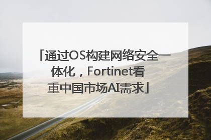 通过OS构建网络安全一体化，Fortinet看重中国市场AI需求