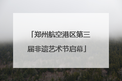 郑州航空港区第三届非遗艺术节启幕