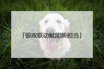 银政联动赋能新担当