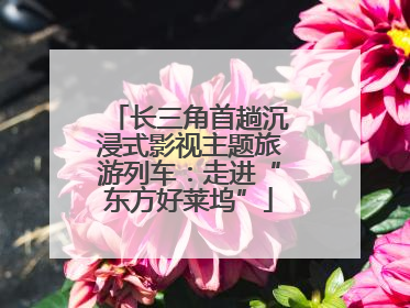 长三角首趟沉浸式影视主题旅游列车：走进“东方好莱坞”
