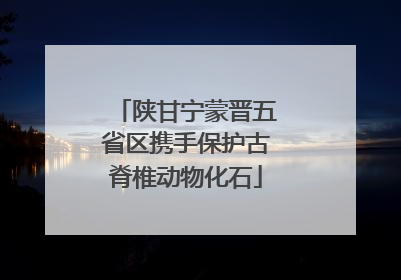 陕甘宁蒙晋五省区携手保护古脊椎动物化石
