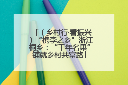 （乡村行·看振兴）“槜李之乡”浙江桐乡：“千年名果”铺就乡村共富路
