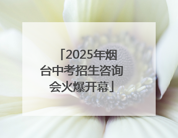 2025年烟台中考招生咨询会火爆开幕