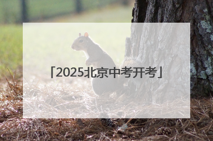 2025北京中考开考