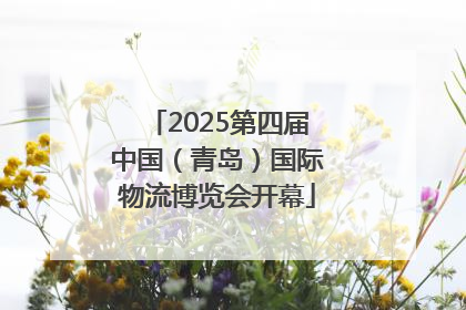 2025第四届中国（青岛）国际物流博览会开幕